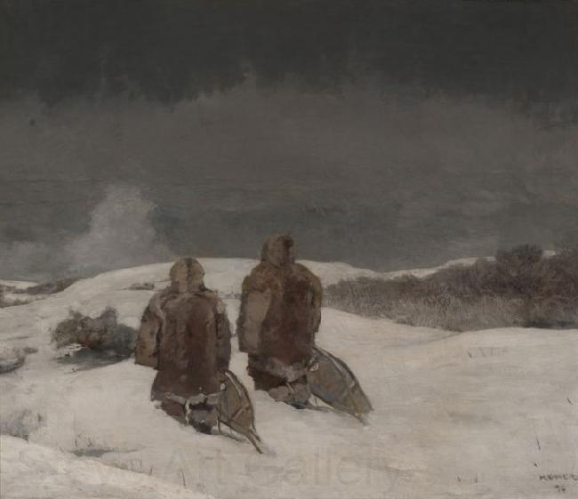 Winslow Homer Below Zero Norge oil painting art